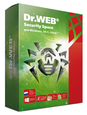 Ключ активации DR.Web Security Space 3PC 1Y (LHW-BK-12M-3-A3) 